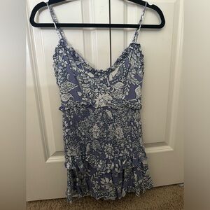 HELLO MOLLY women’s mini dress purple and white